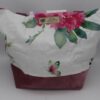 Pink Linen Effect and Velvet Bag - Image 2