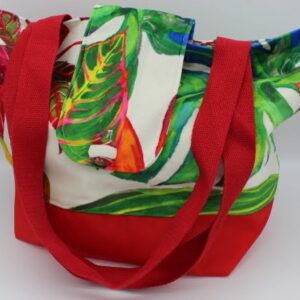 Red Jungle Shopping Bag