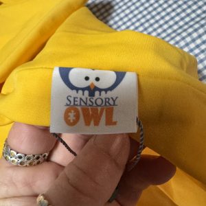 Body Sock - Sensory Owl Yellow Medium