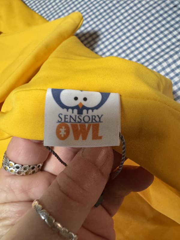 Body Sock - Sensory Owl Yellow Medium