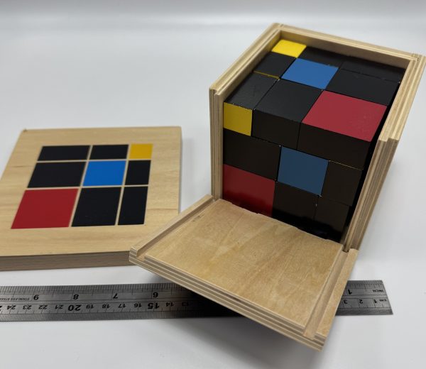 Wooden multi cube puzzle - preloved - Image 2
