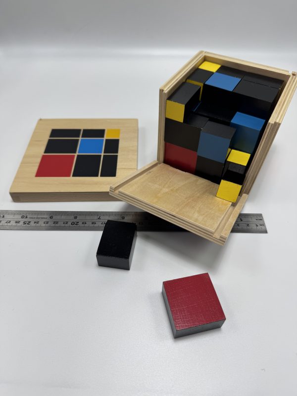 Wooden multi cube puzzle - preloved