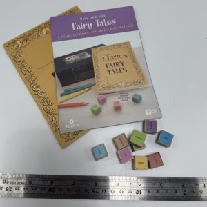 Fairy tales game with little cubes of inspiration